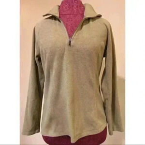 LandsEnd Sweater XS 2-4 Fleece 1/2 Zip Pullover
